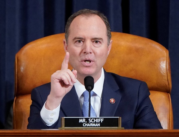 Image of the current chairman of the United States House Permanent Select Committee on Intelligence, Adam Schiff