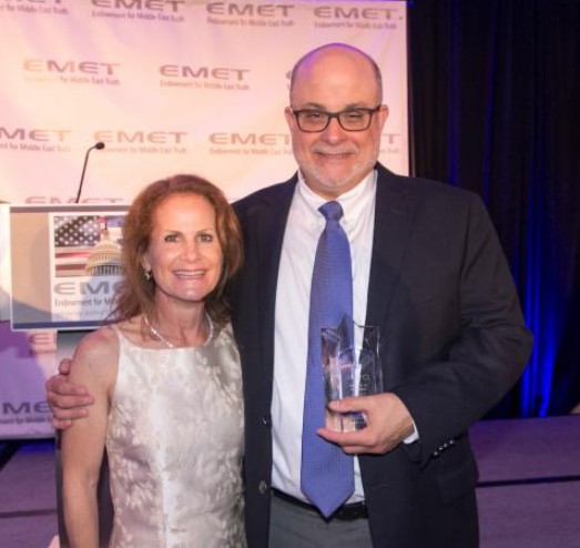 Image of a renowned attorney, Mark Levin and his wife, Julie Prince