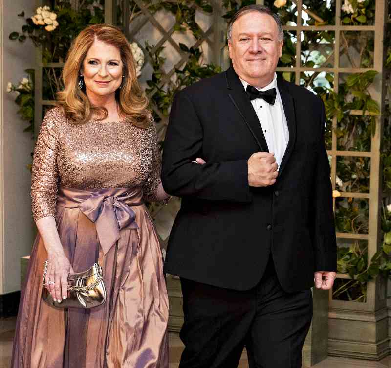 Image of the former first lady of the CIA, Susan Pompeo and her husband