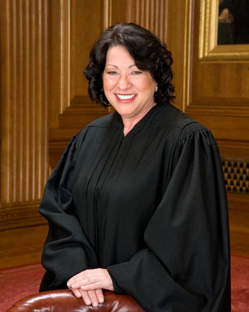 Image of the third female judge in the history, Sonia Sotomayor
