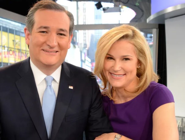 Image of a successful lawyer's wife, Heidi Cruz and Ted Cruz